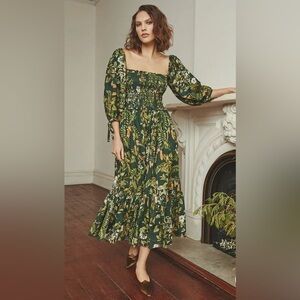 Cara Cara Jazzy Dress in Birds of Paradise print (L) NWT